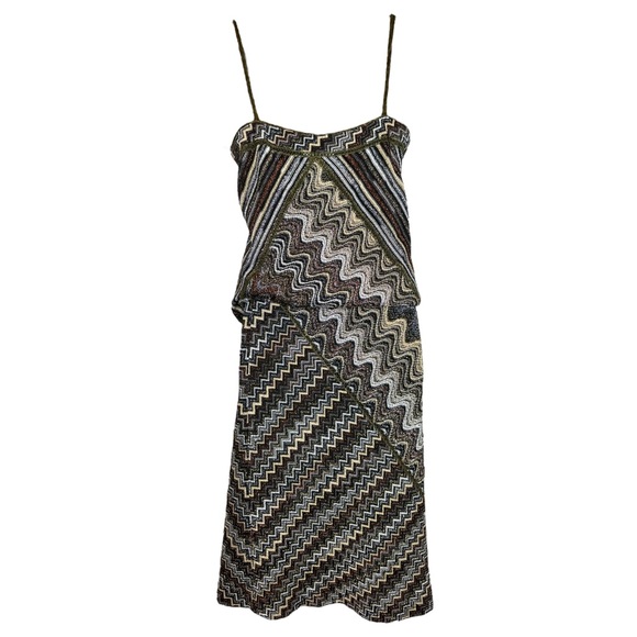 Missoni Vintage Metallic Skirt Set - Picture 2 of 4